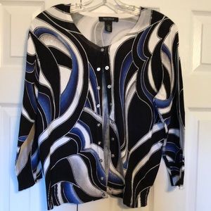 White House/Black Market Cardigan SZ Large EUC